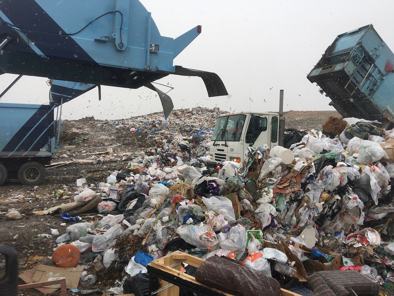 segregate waste landfill