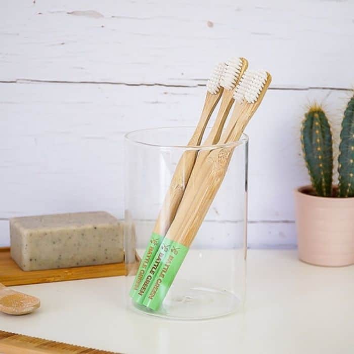 Is there a toothbrush with biodegradable bristles?
