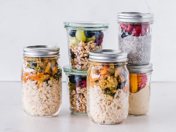 easy meal planning with six mason jars