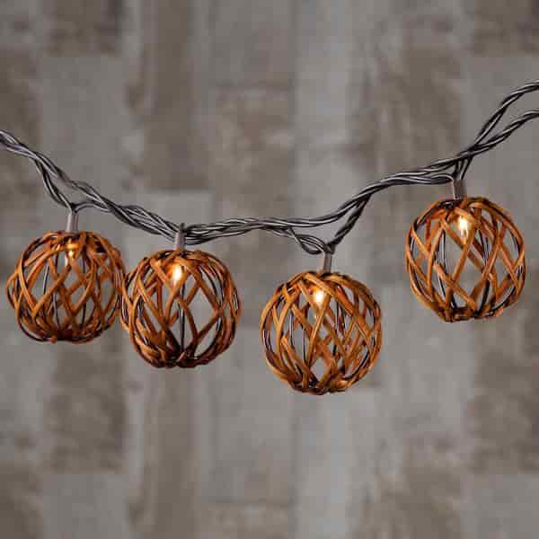 hanging rattan lamp shades with eco friendly lighting