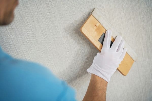 applying non toxic wallpaper adhesive