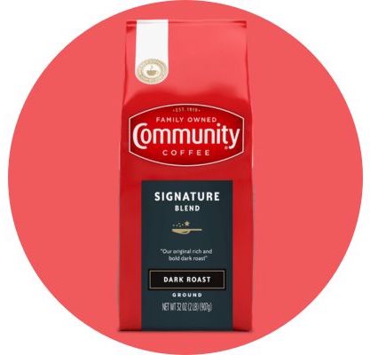 Community Coffee fair trade coffee pack