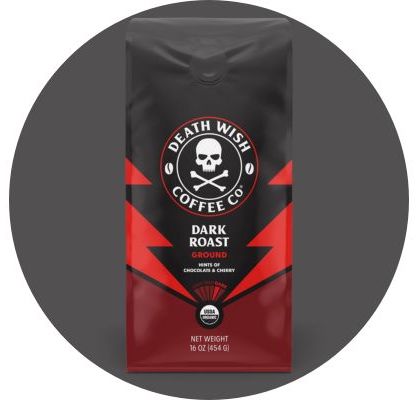 Death Wish fair trade coffee pack