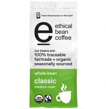 ethical bean fair trade coffee pack