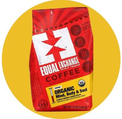 Equal Exchange fair trade coffee pack