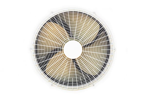view of a fan, indicating indoor air quality